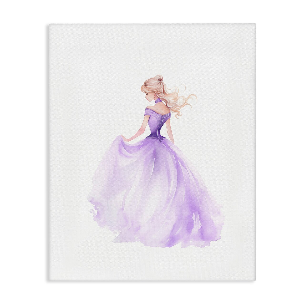 Stupell Industries Beautiful Princess Ballgown Canvas, design by Christine Simpson Art